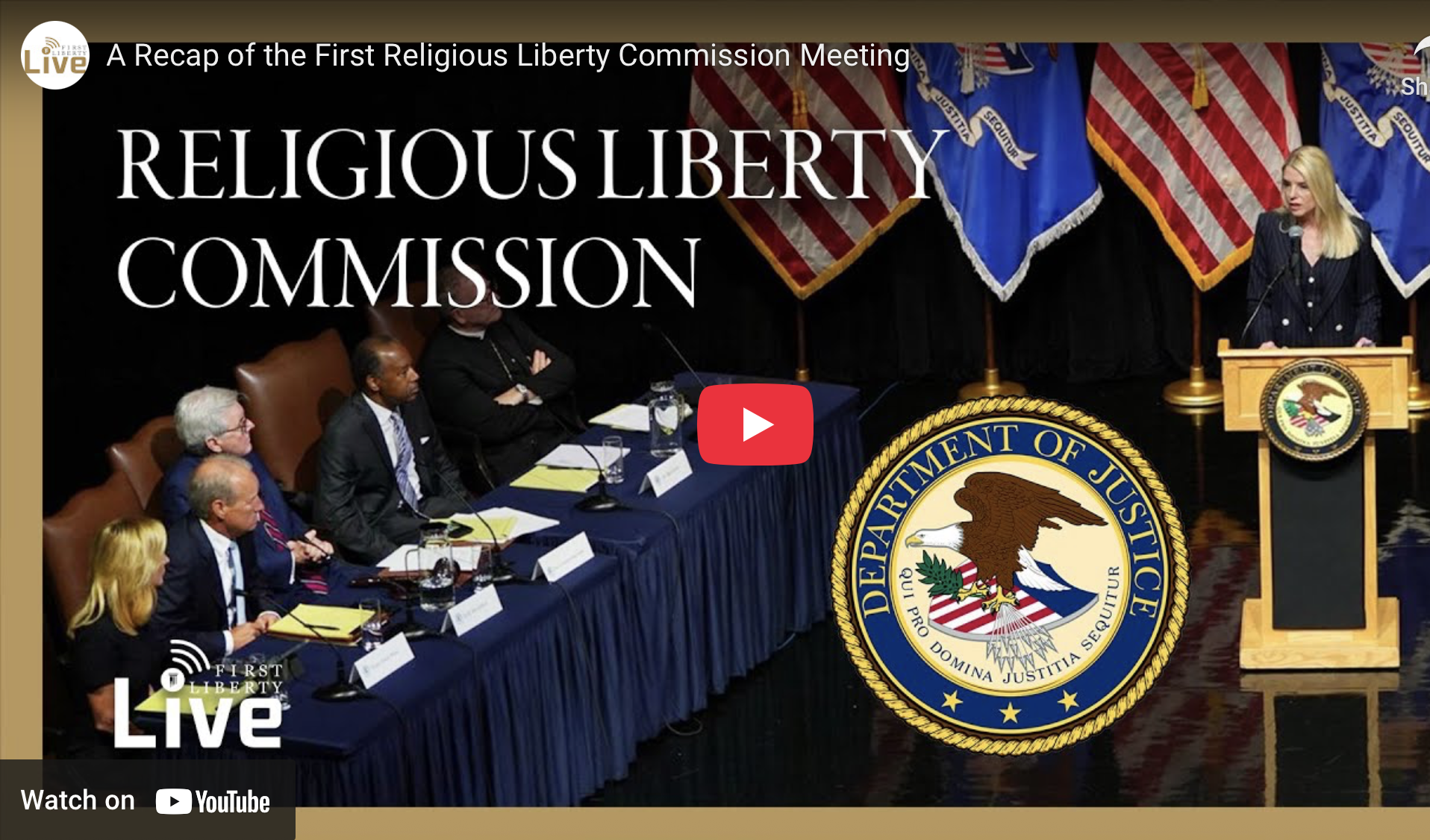 Religious Liberty Commission Report